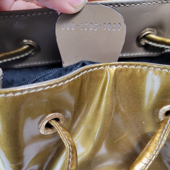 Vintage Gucci Backpack Bamboo Gold - Picture 13 of 13